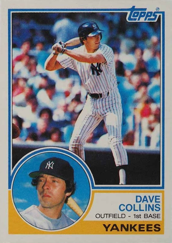 1983 Topps Dave Collins #359 Baseball Card