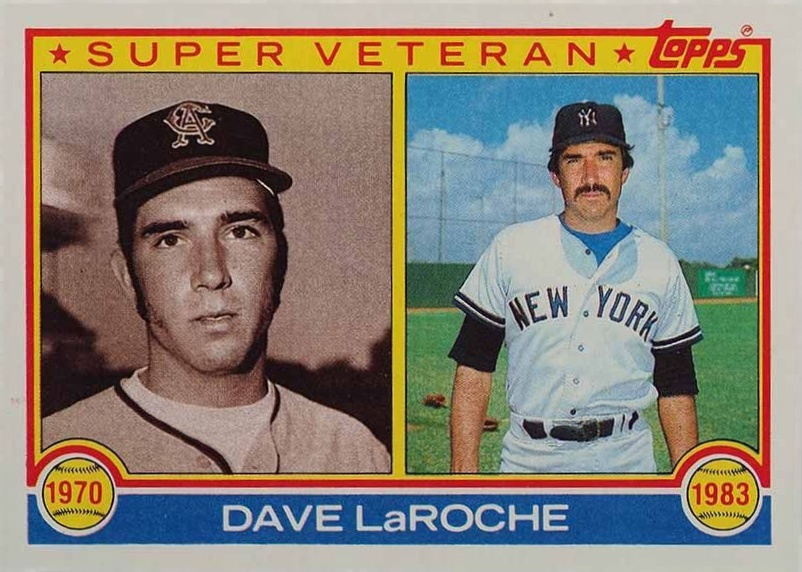 1983 Topps Dave LaRoche #334 Baseball Card