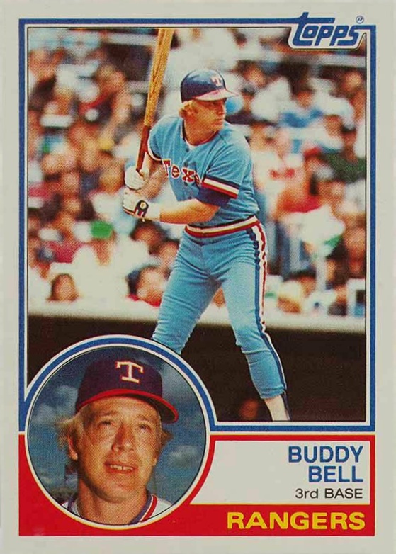 1983 Topps Buddy Bell #330 Baseball Card