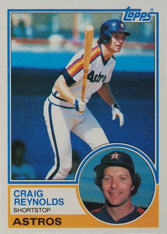 1983 Topps Craig Reynolds #328 Baseball Card