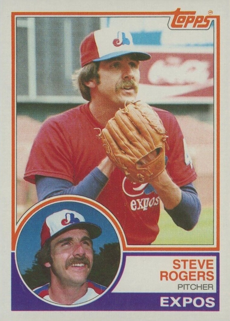 1983 Topps Steve Rogers #320 Baseball Card