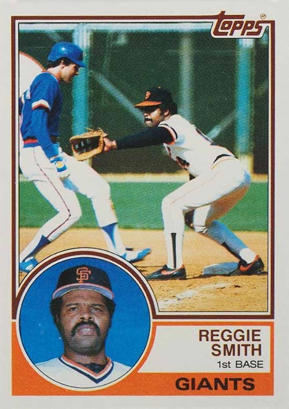 1983 Topps Reggie Smith #282 Baseball Card
