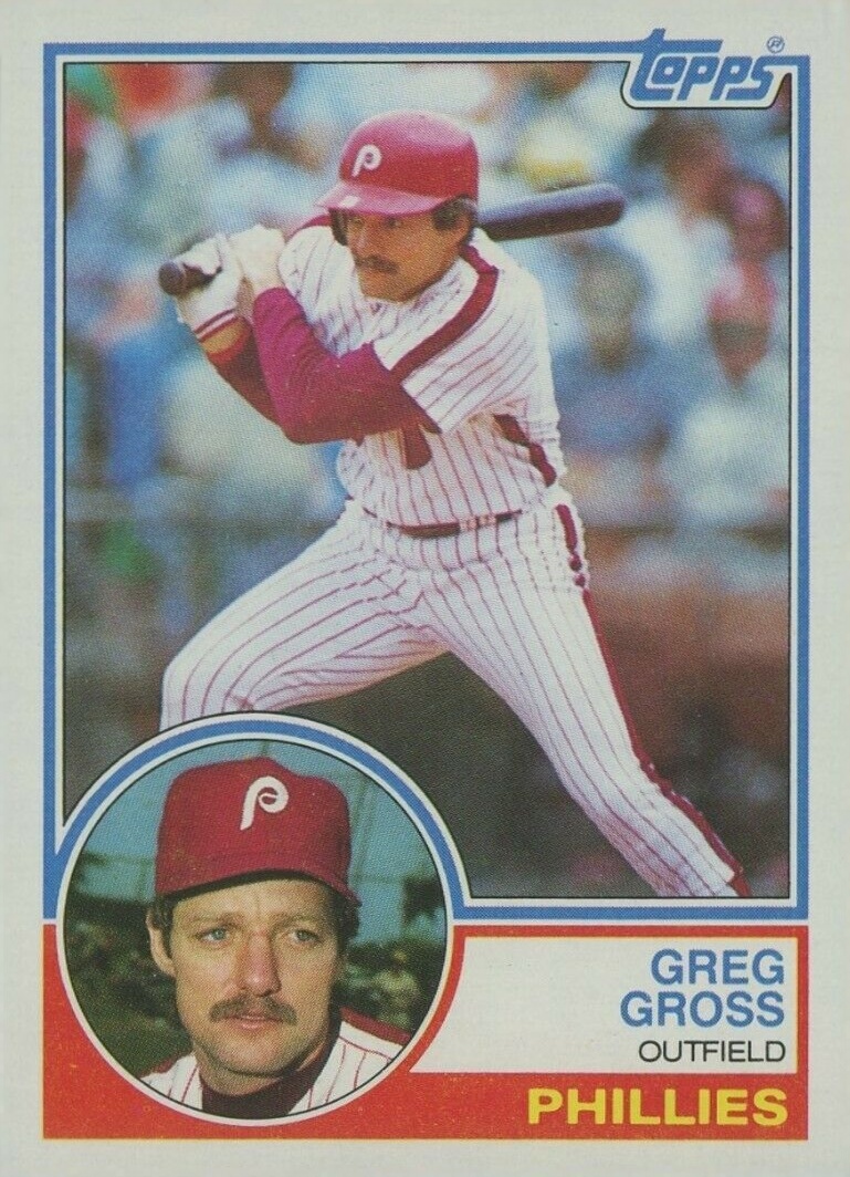 1983 Topps Greg Gross #279 Baseball Card