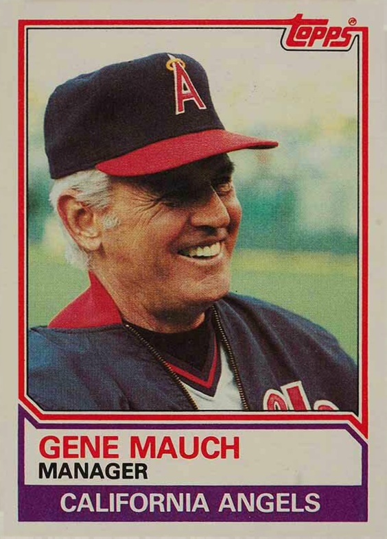 1983 Topps Gene Mauch #276 Baseball Card
