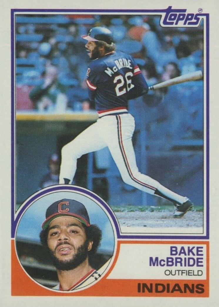 1983 Topps Bake McBride #248 Baseball Card