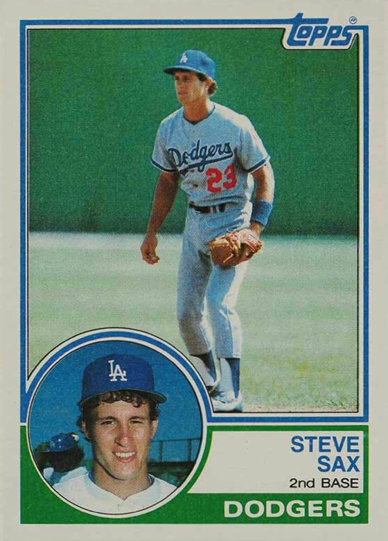 1983 Topps Steve Sax #245 Baseball Card