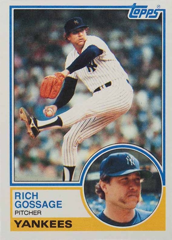 1983 Topps Rich Gossage #240 Baseball Card