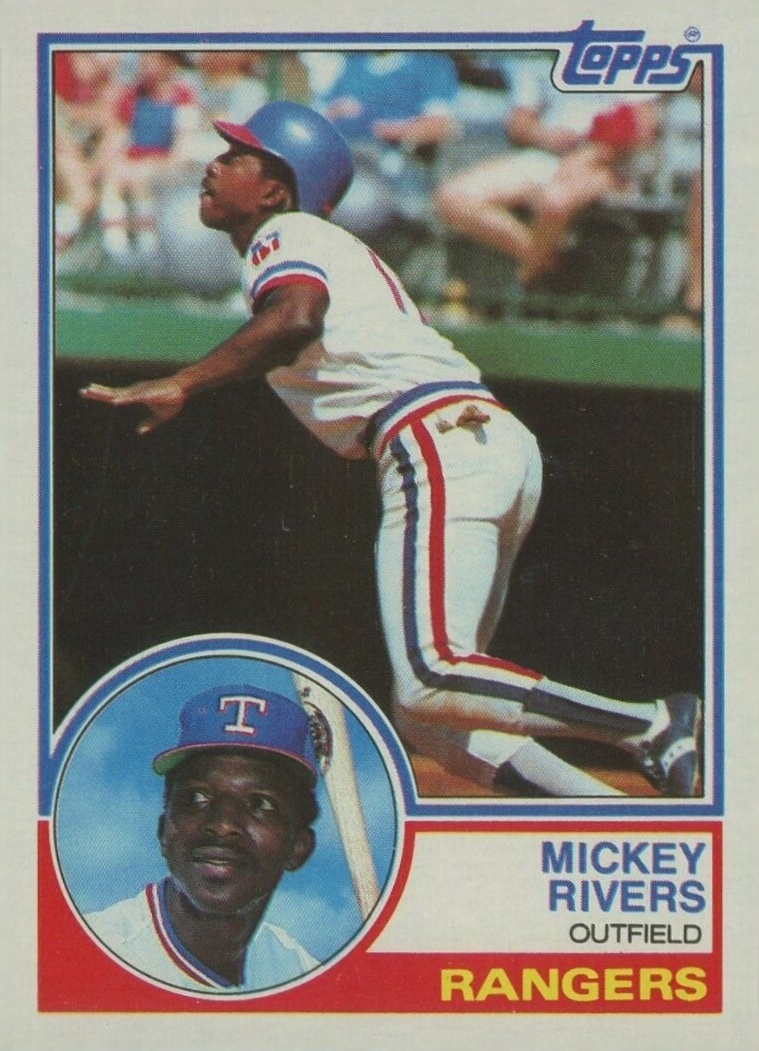 1983 Topps Mickey Rivers #224 Baseball Card