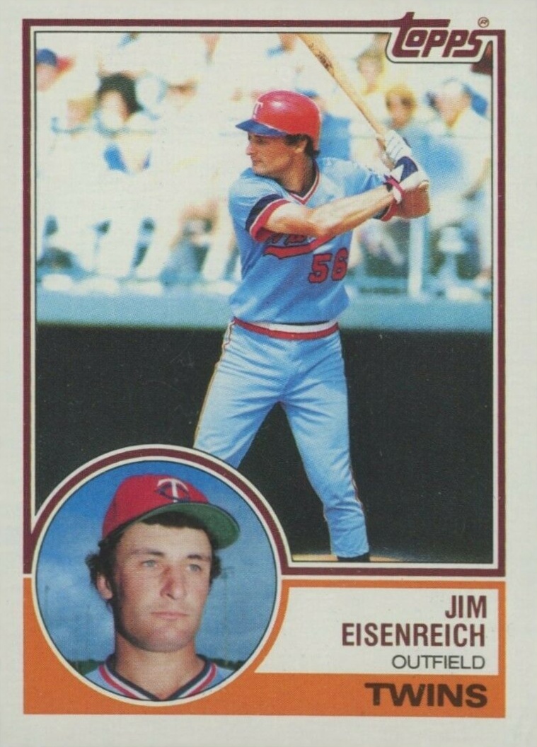 1983 Topps Jim Eisenreich #197 Baseball Card