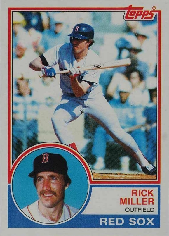 1983 Topps Rick Miller #188 Baseball Card