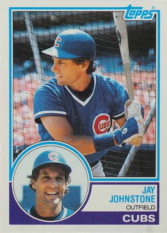 1983 Topps Jay Johnstone #152 Baseball Card
