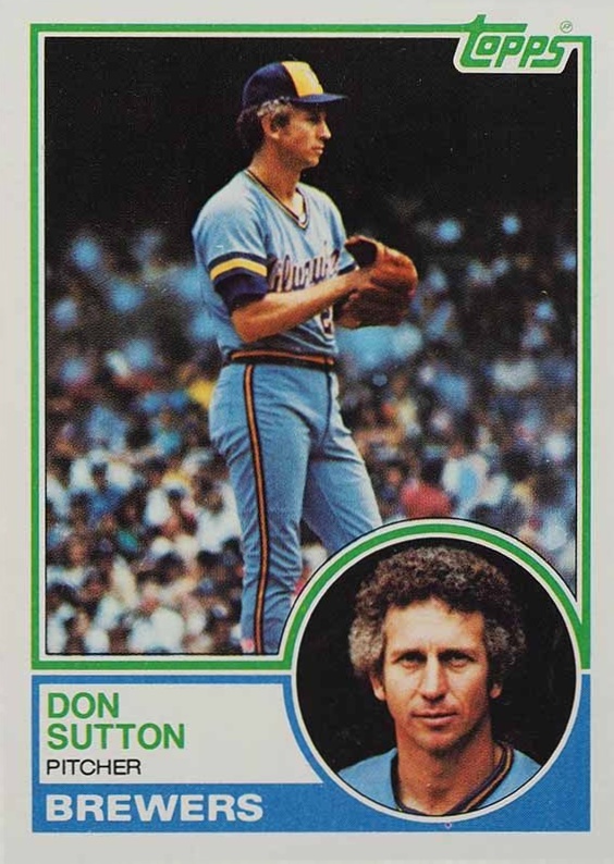1983 Topps Don Sutton #145 Baseball Card