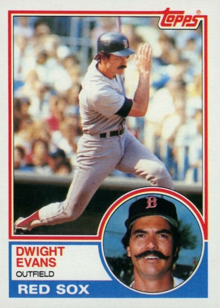 1983 Topps Dwight Evans #135 Baseball Card