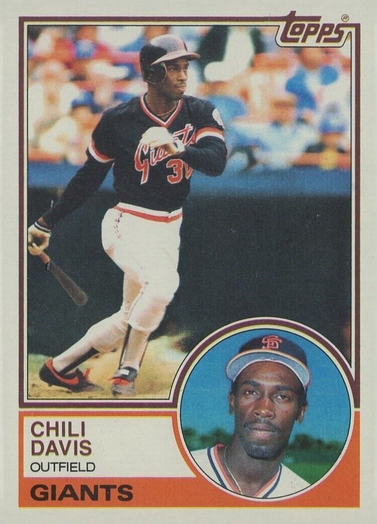 1983 Topps Chili Davis #115 Baseball Card