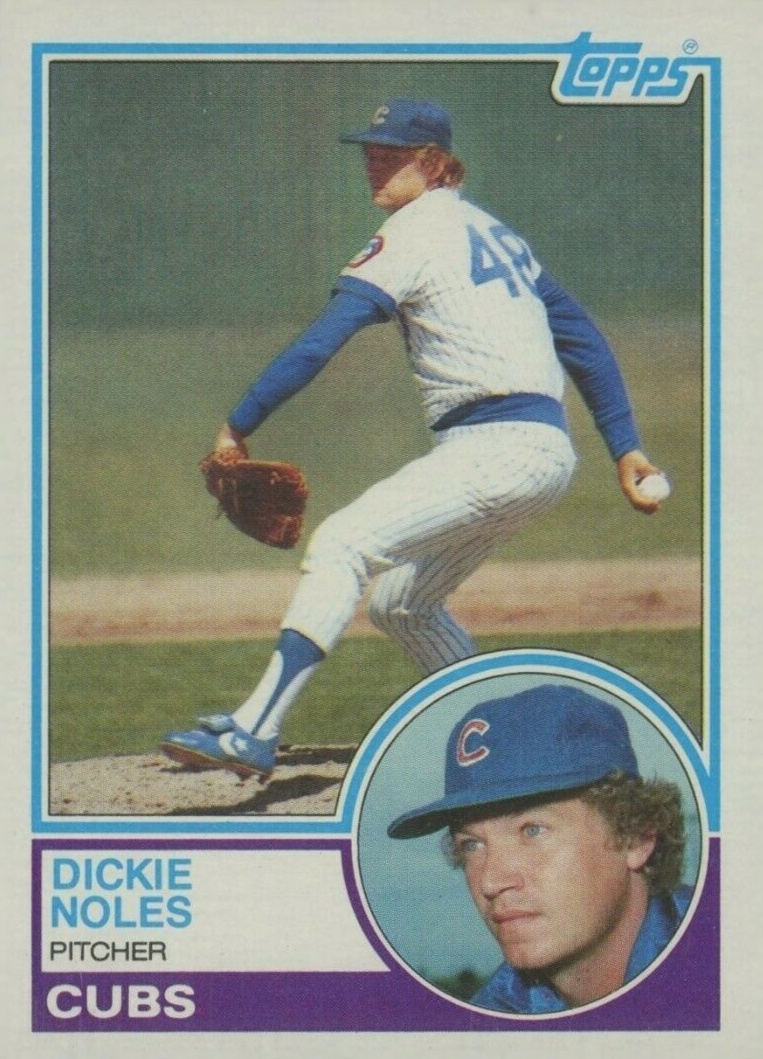 1983 Topps Dickie Noles #99 Baseball Card