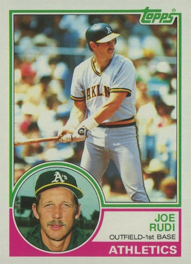 1983 Topps Joe Rudi #87 Baseball Card