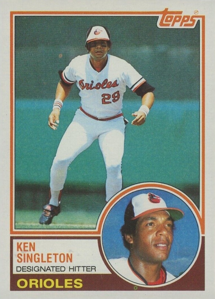 1983 Topps Ken Singleton #85 Baseball Card