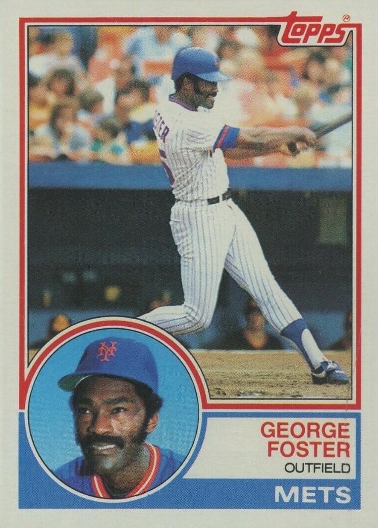 1983 Topps George Foster #80 Baseball Card