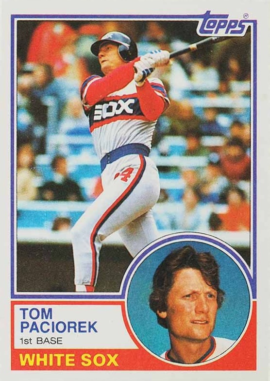 1983 Topps Tom Paciorek #72 Baseball Card