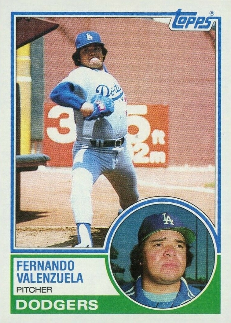 1983 Topps Fernando Valenzuela #40 Baseball Card