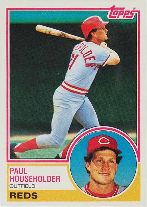 1983 Topps Paul Householder #34 Baseball Card