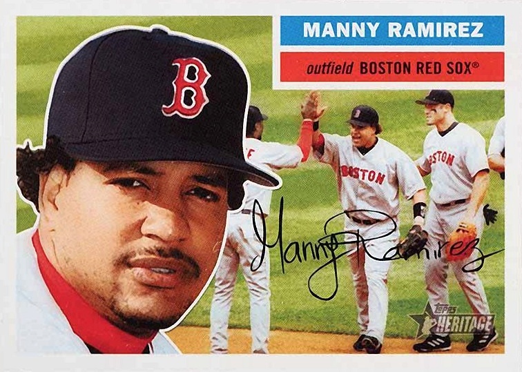 2005 Topps Heritage  Manny Ramirez #368 Baseball Card