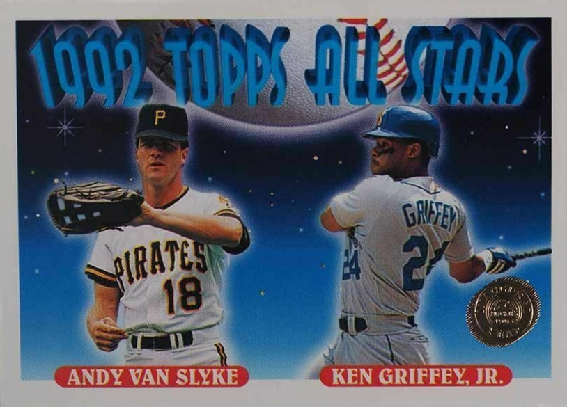 1993 Topps Ken Griffey Jr./Andy Van Slyke #405 Baseball Card