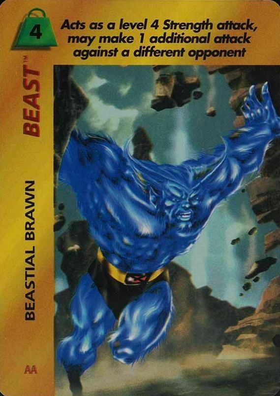 1995 Marvel Overpower Beast # Non-Sports Card