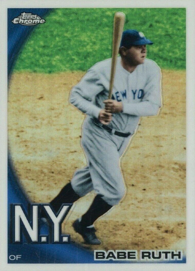 2010 Topps Chrome Babe Ruth #222 Baseball Card