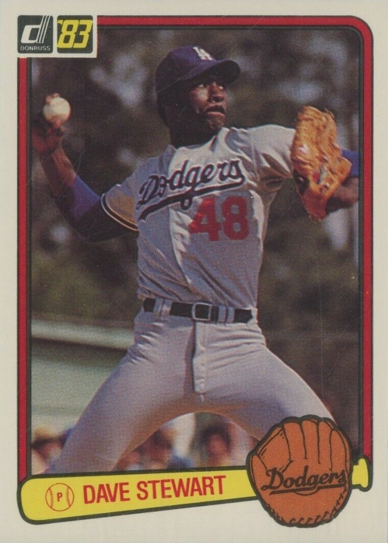 1983 Donruss Dave Stewart #588 Baseball Card