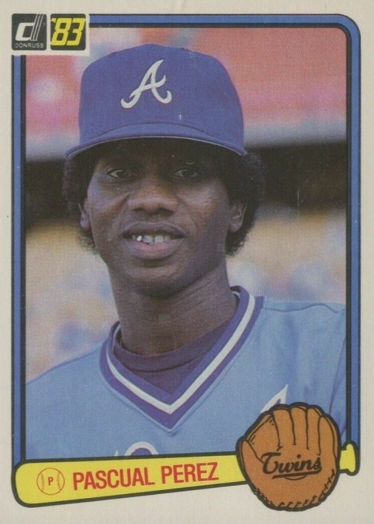 1983 Donruss Pascual Perez #557 Baseball Card