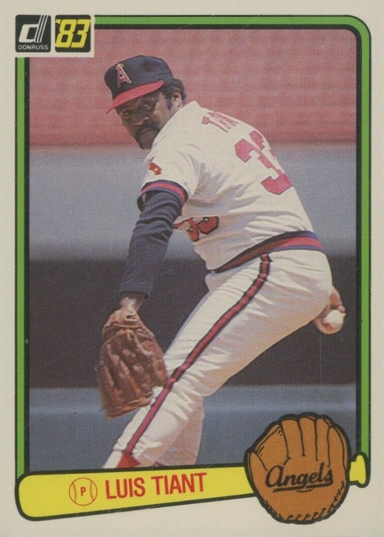 1983 Donruss Luis Tiant #542 Baseball Card