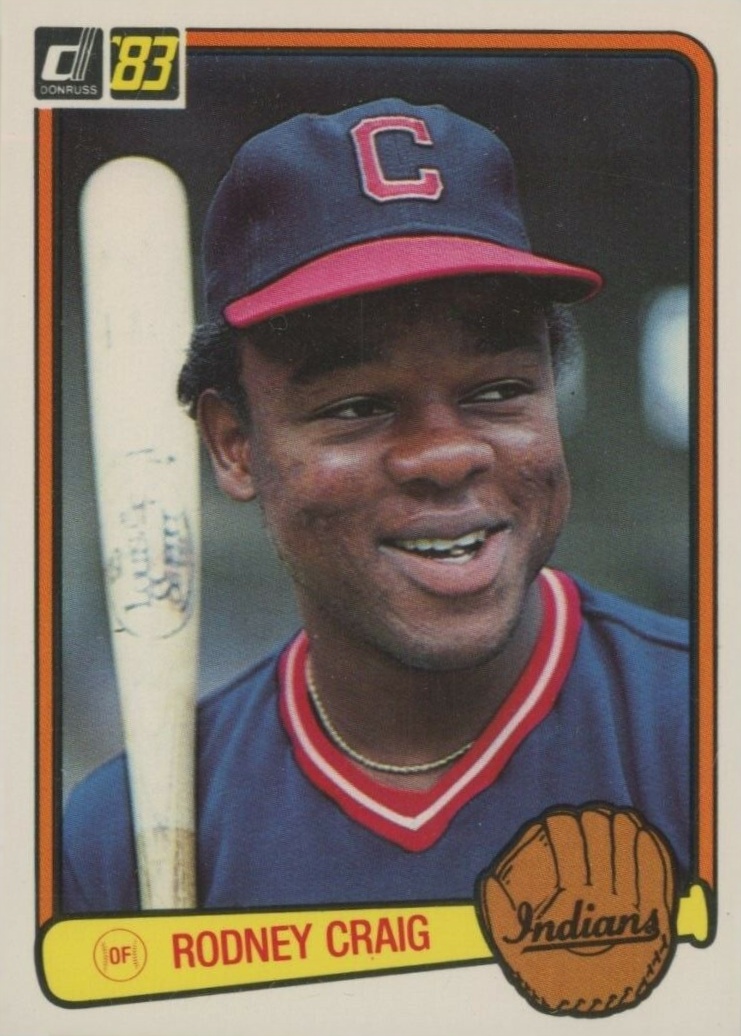 1983 Donruss Rodney Craig #515 Baseball Card