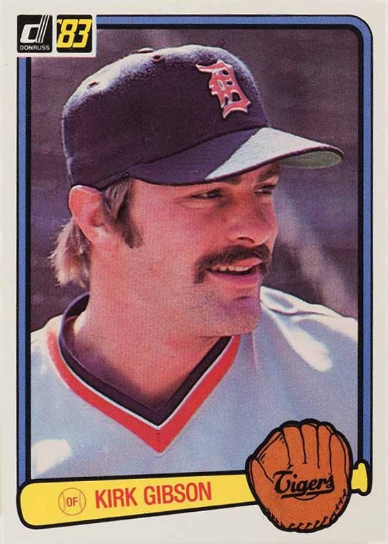 1983 Donruss Kirk Gibson #459 Baseball Card
