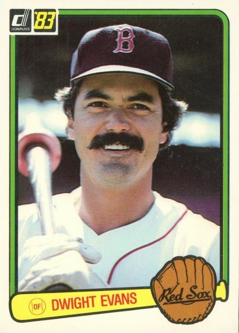 1983 Donruss Dwight Evans #452 Baseball Card