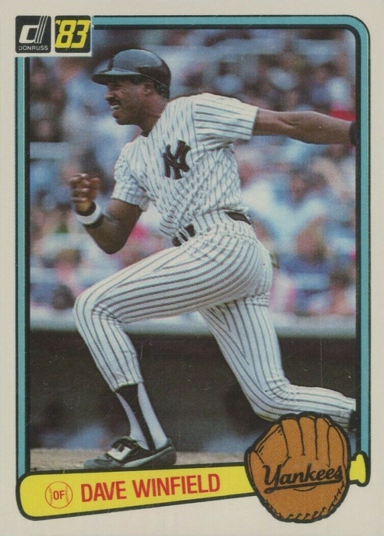 1983 Donruss Dave Winfield #409 Baseball Card