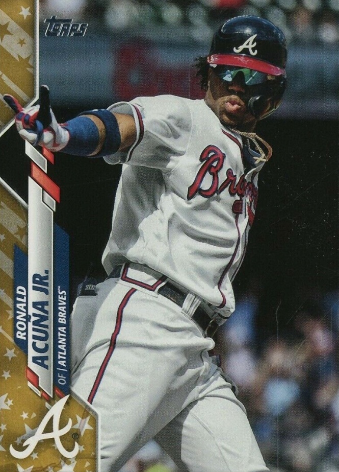 2020 Topps Complete Set Ronald Acuna Jr. #150 Baseball Card