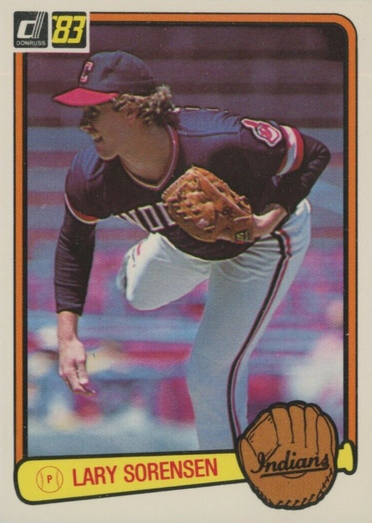 1983 Donruss Lary Sorensen #363 Baseball Card