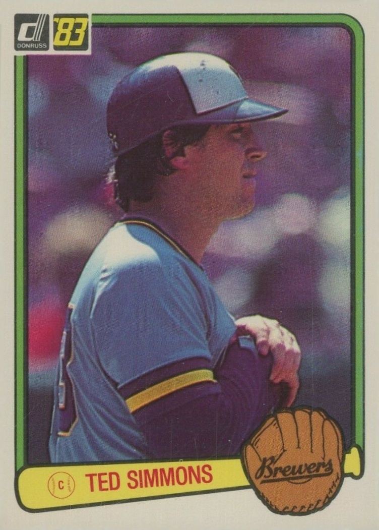 1983 Donruss Ted Simmons #332 Baseball Card