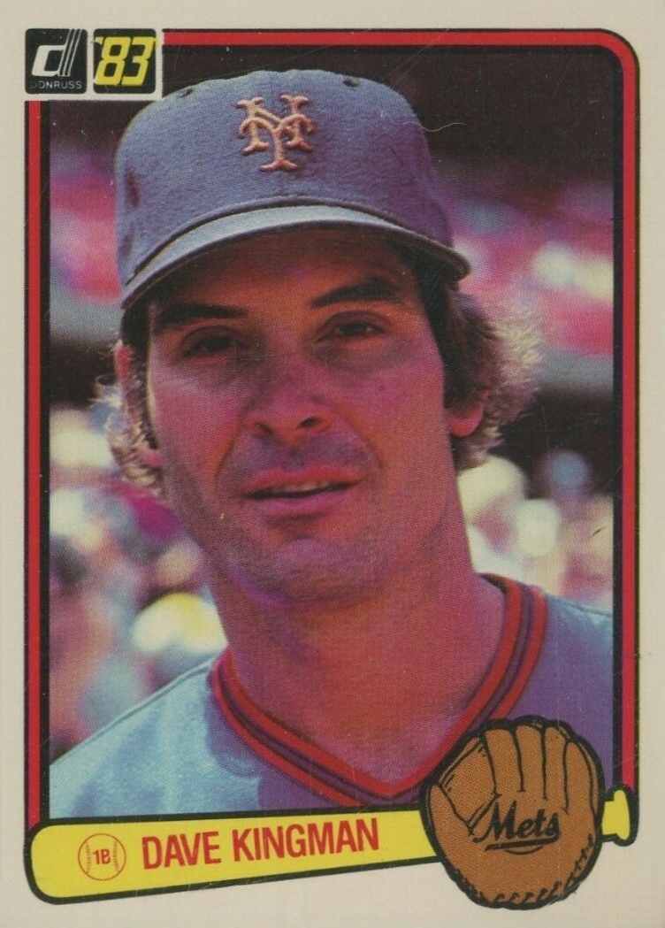 1983 Donruss Dave Kingman #301 Baseball Card