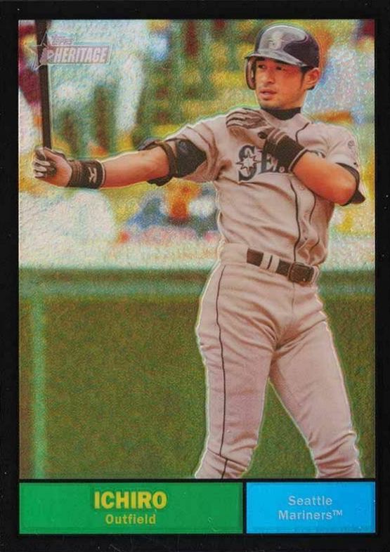 2010 Topps Heritage Chrome Ichiro Suzuki #C68 Baseball Card