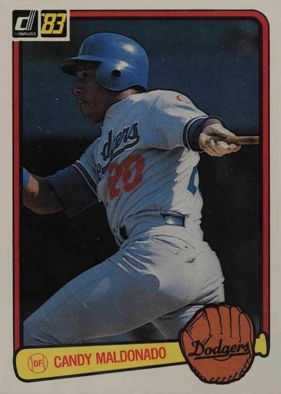 1983 Donruss Candy Maldonado #262 Baseball Card