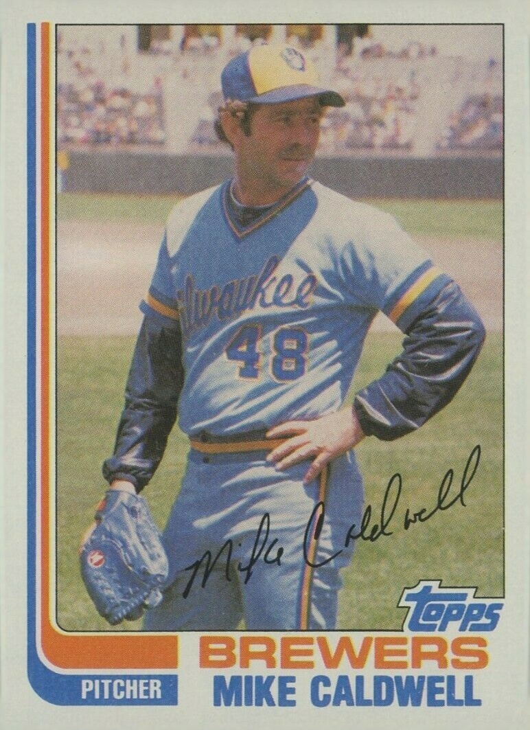 1982 Topps Mike Caldwell #378 Baseball Card