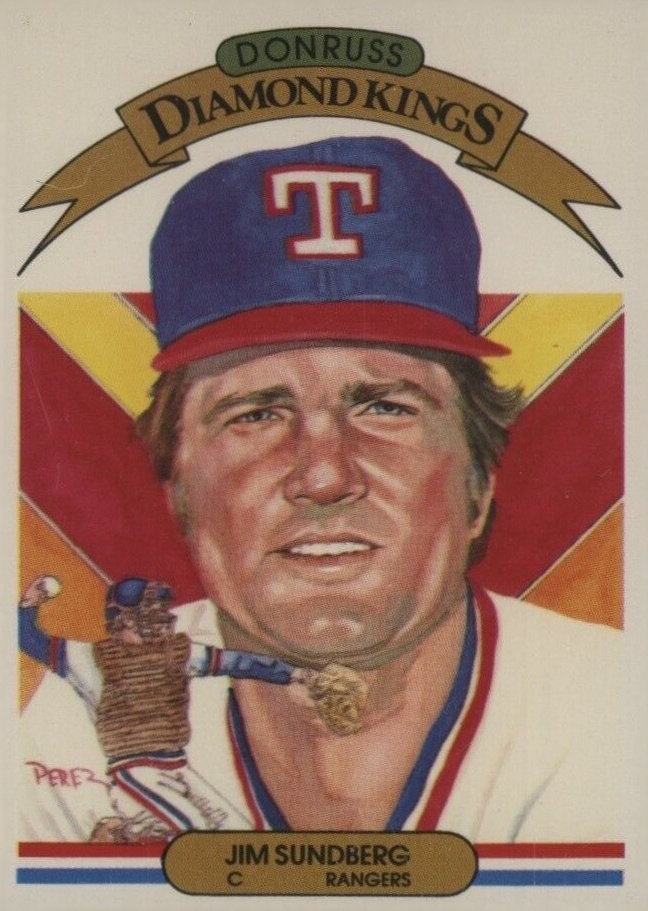 1983 Donruss Jim Sundberg #7 Baseball Card