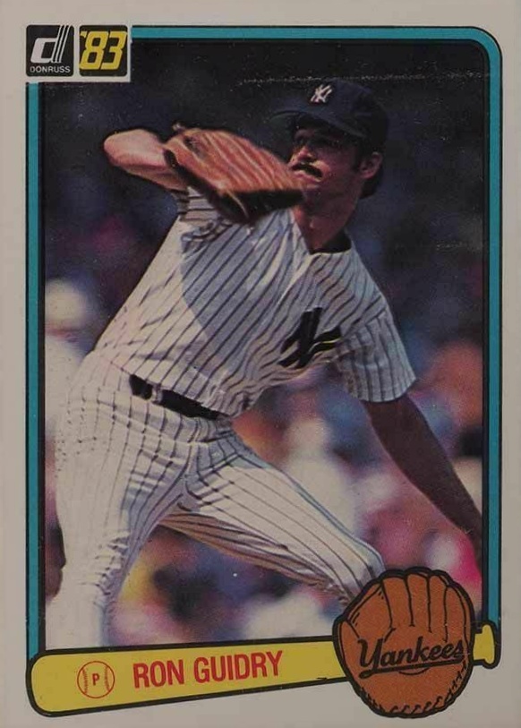 1983 Donruss Ron Guidry #31 Baseball Card