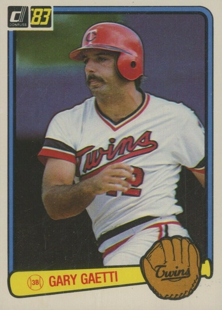 1983 Donruss Gary Gaetti #53 Baseball Card