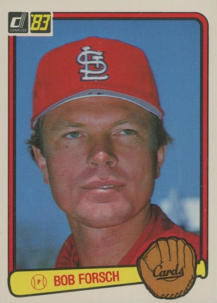 1983 Donruss Bob Forsch #64 Baseball Card