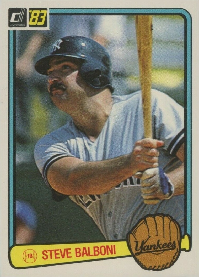 1983 Donruss Steve Balboni #73 Baseball Card