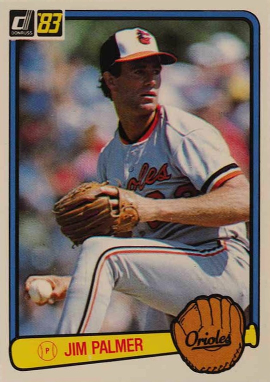 1983 Donruss Jim Palmer #77 Baseball Card