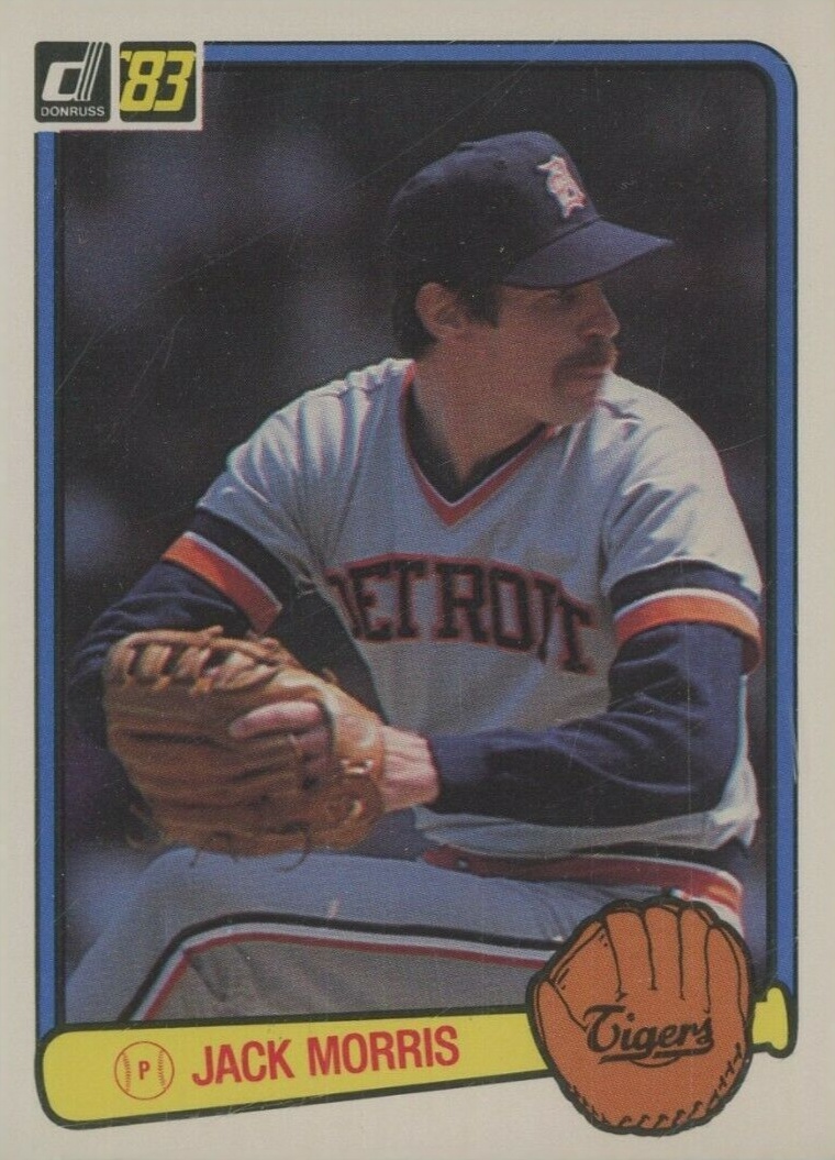 1983 Donruss Jack Morris #107 Baseball Card